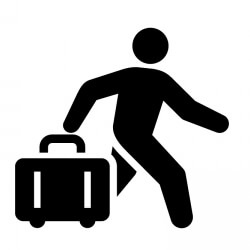 旅行者の移動